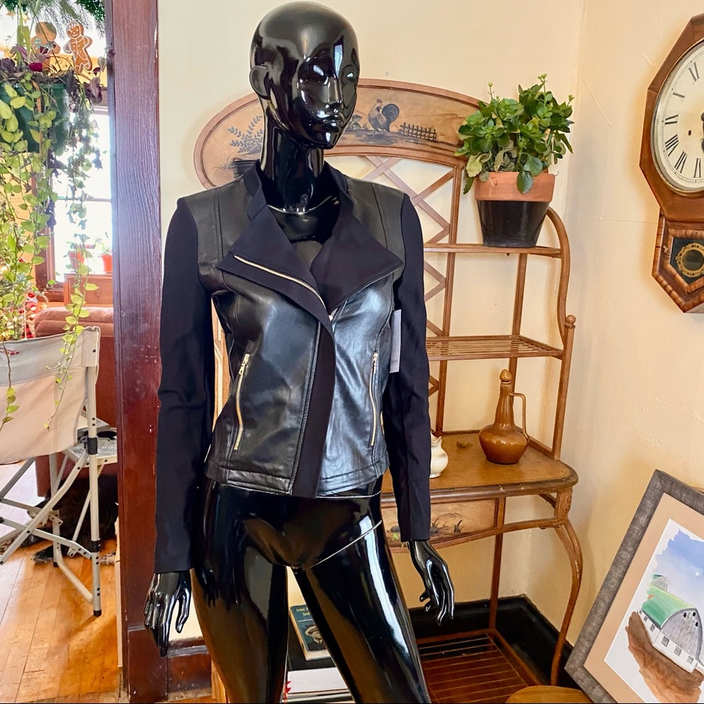 Karen Kane very smart vegan leather jacket!